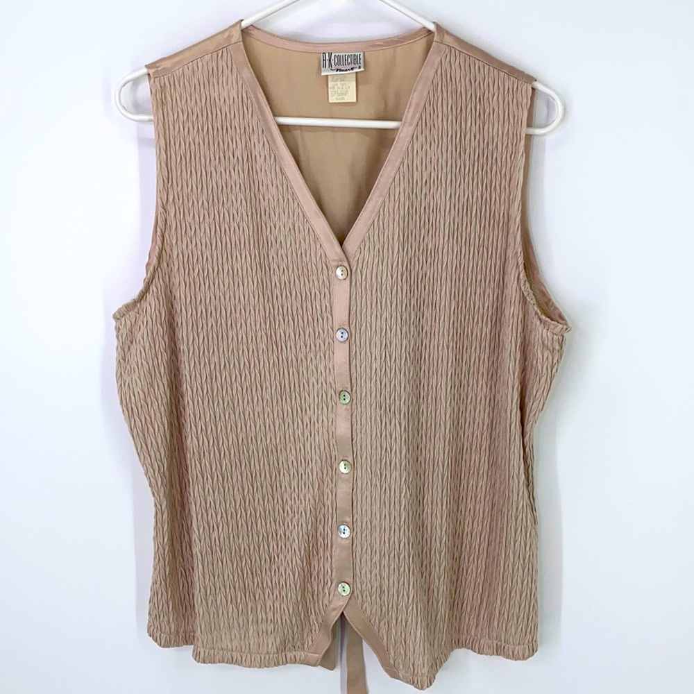 Vintage 80s 90s Vest Women’s Size XL